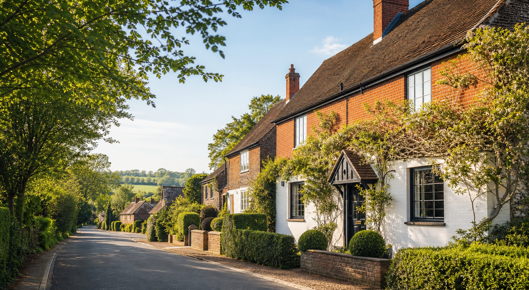 Bedfordshire village view