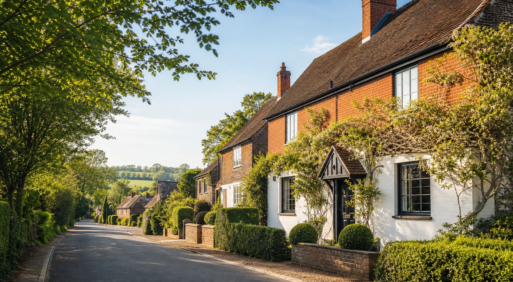 Bedfordshire village view