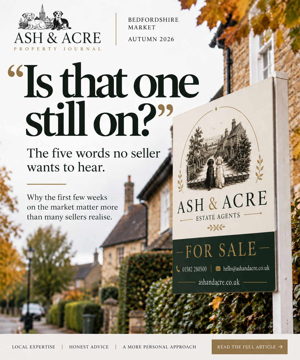 Is that one still on? Approved cover concept with corrected Ash & Acre board and contact details