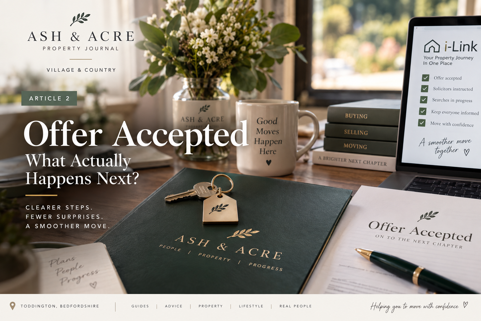 Offer Accepted: What Actually Happens Next? Approved transaction and i-Link artwork