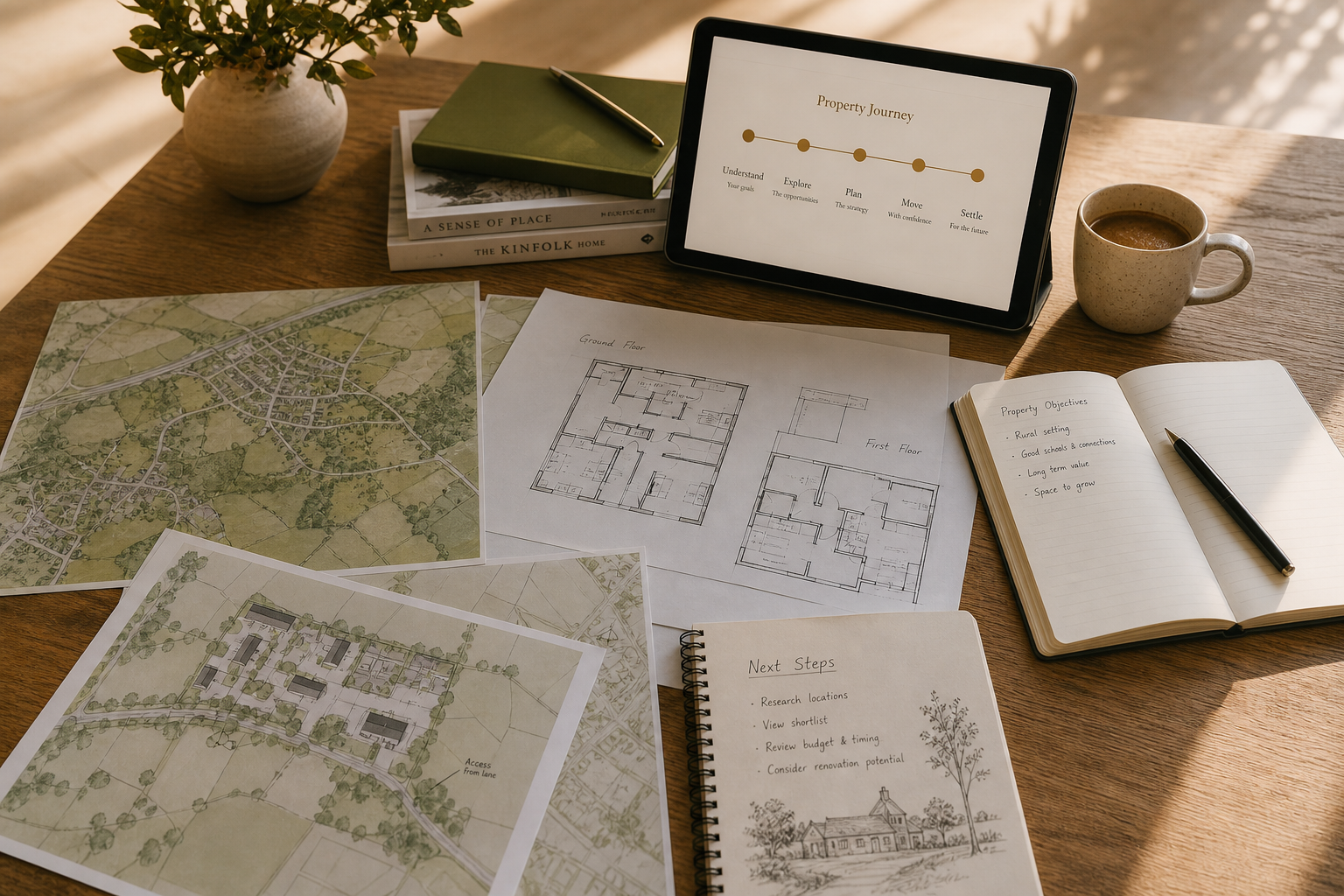 Property planning notes and schedule