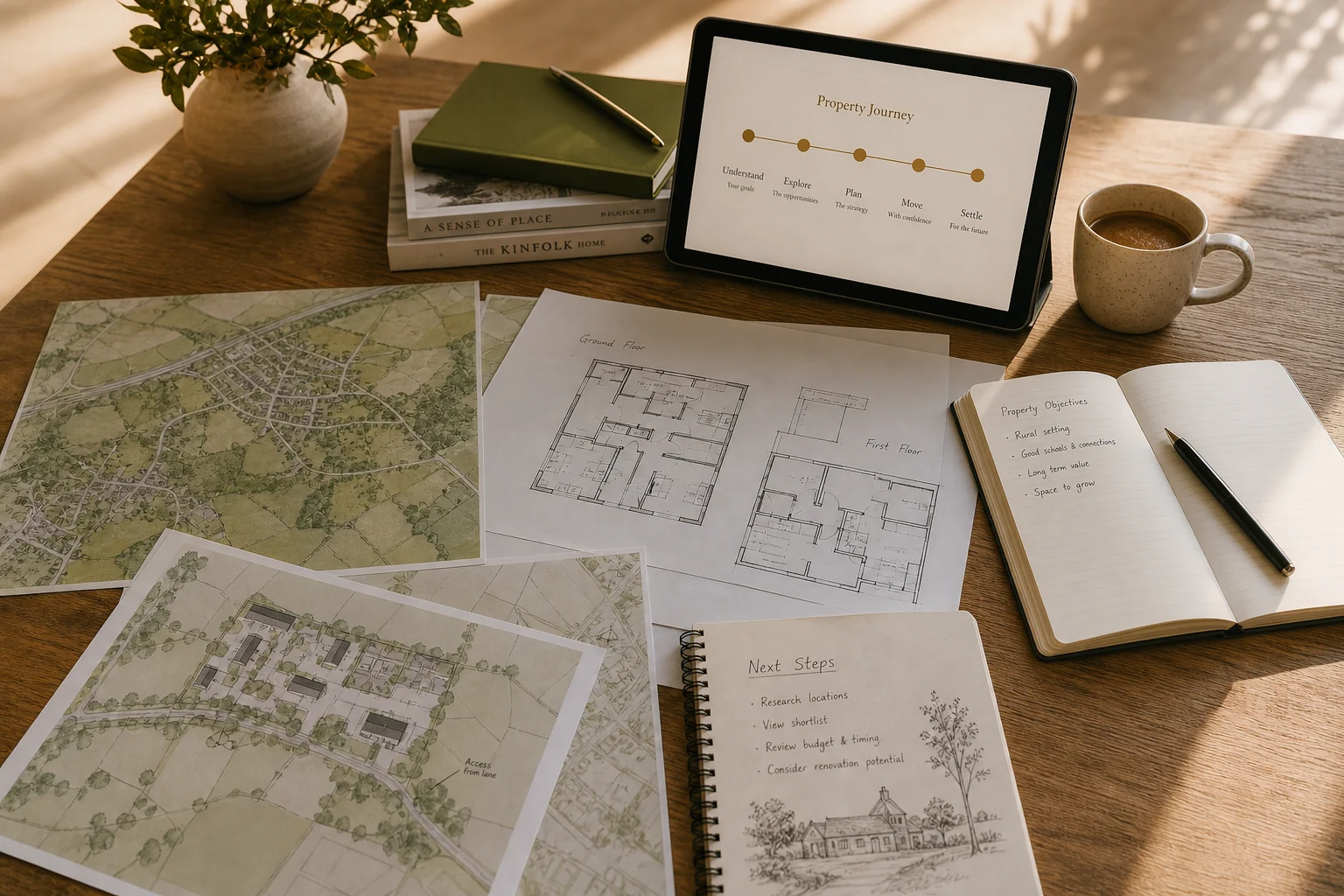 Property planning notes and schedule